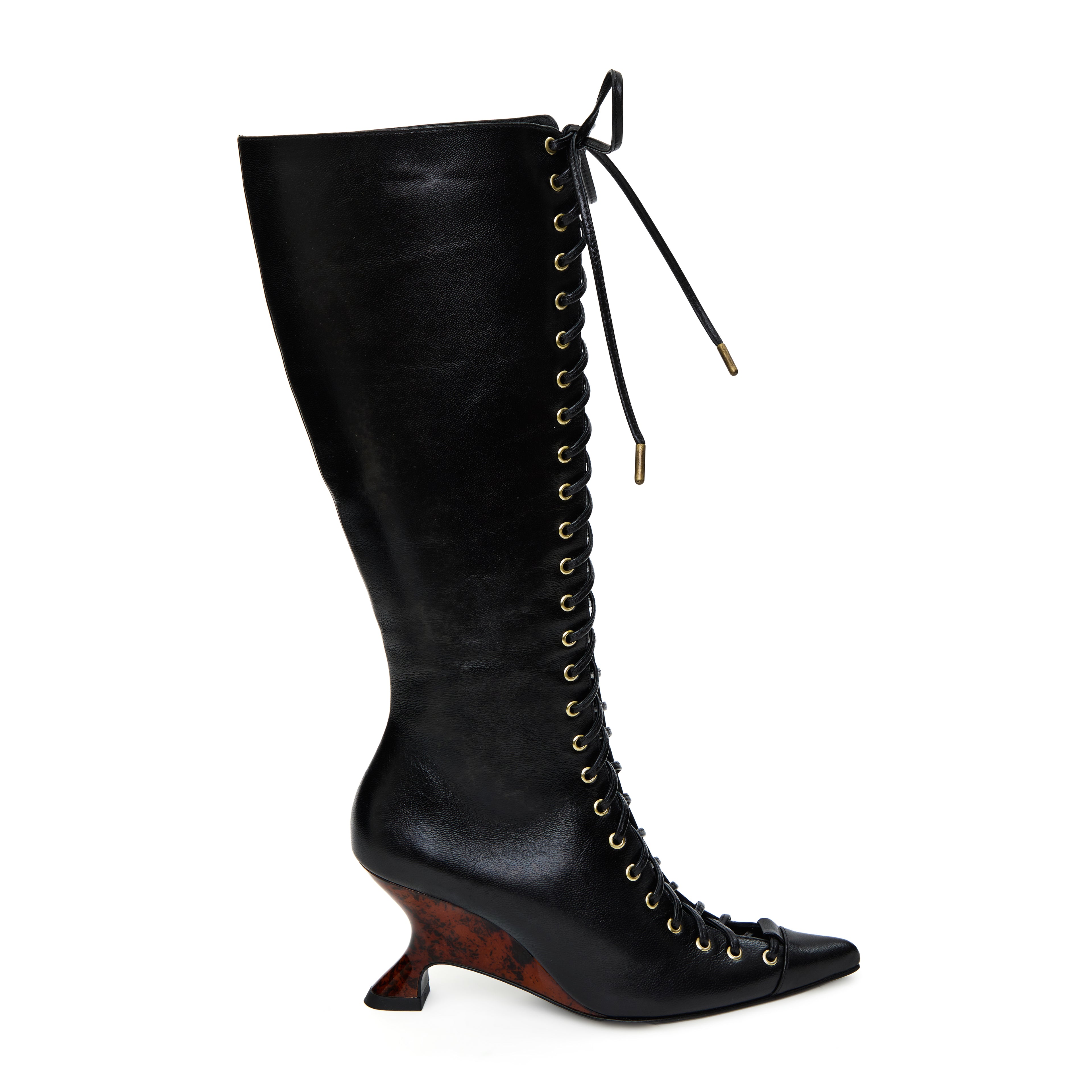 Corset high-the-knee boots